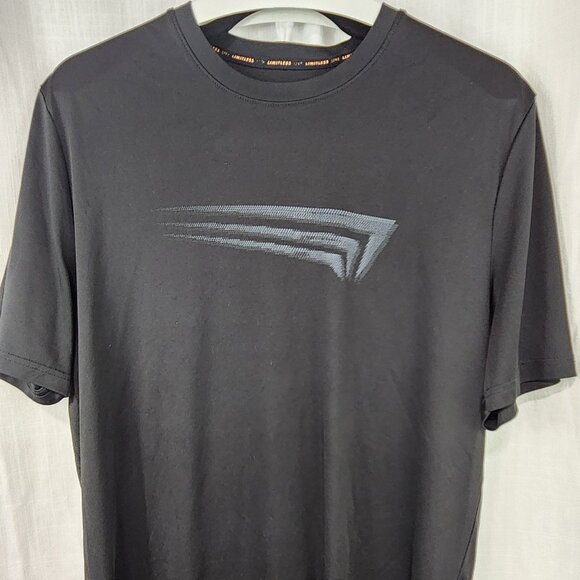 Copper Fit Limitless black short sleeve t-shirt with chest logo, size Large - Picture 1 of 5